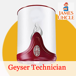 Geyser technician Mr. Joydeb Sarkar in Basirhat